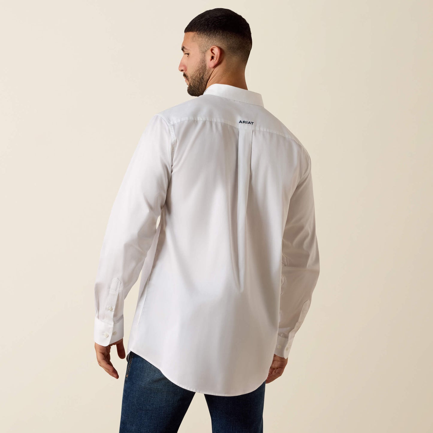Ariat Men’s Team Logo Lightweight Twill Fitted Shirt 10073652