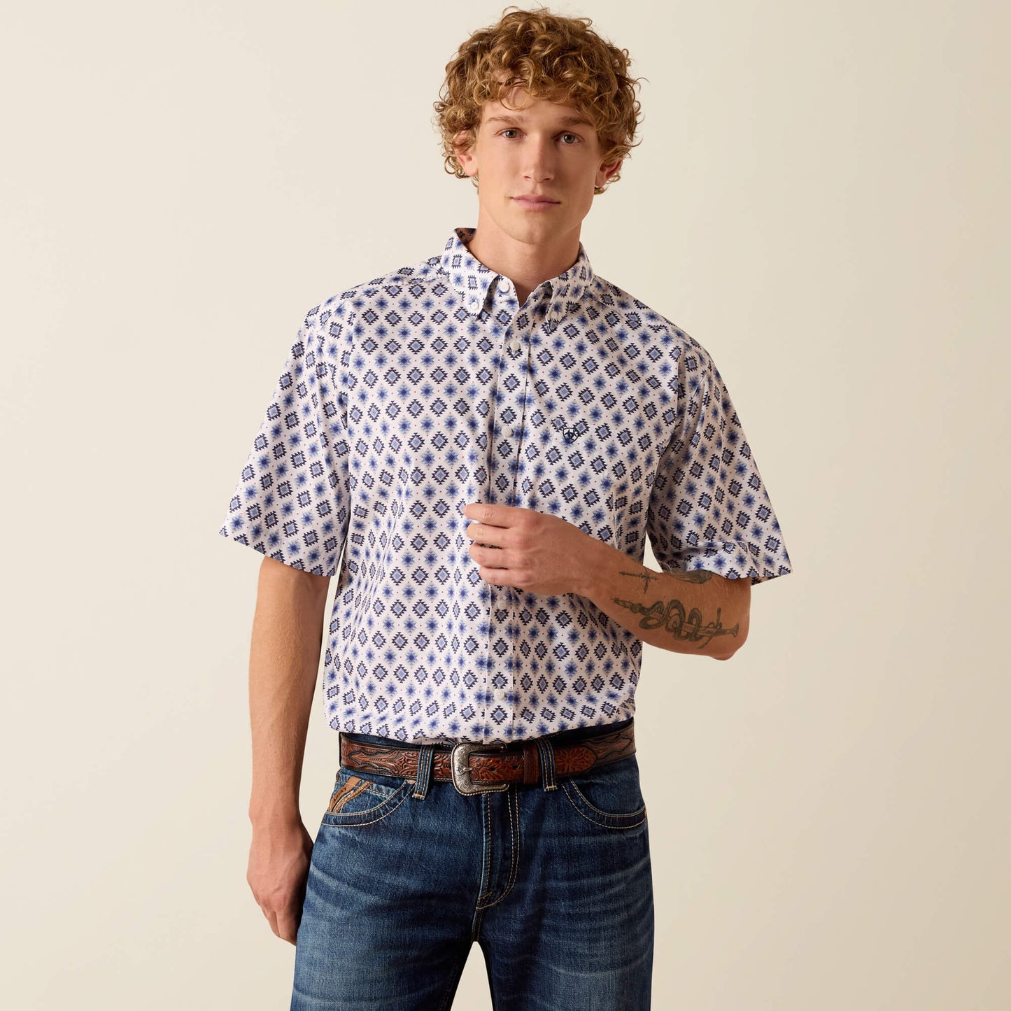 Ariat Men’s SS Baxter Classic Fit Shirt 10073527
