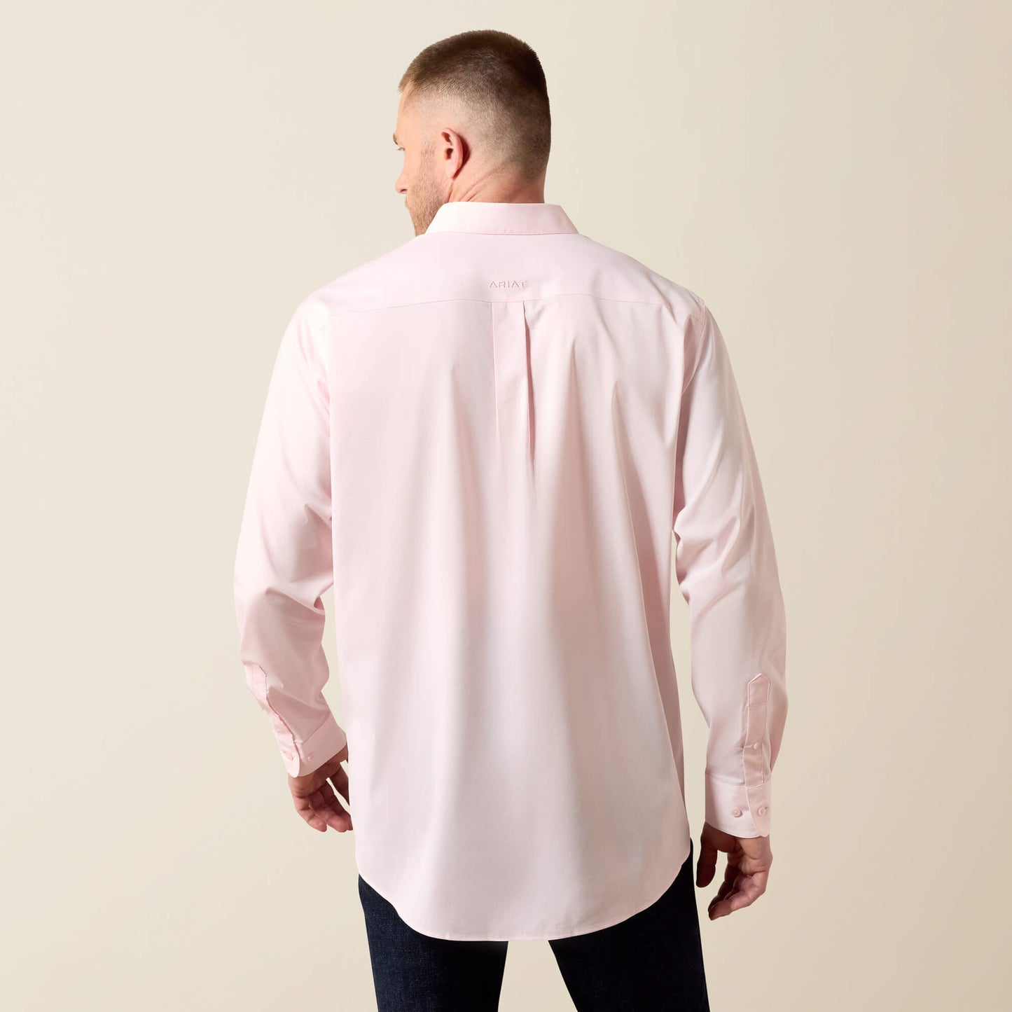 Ariat Men’s Everything Classic Fit Icy Pink Ls Shirt 10072738