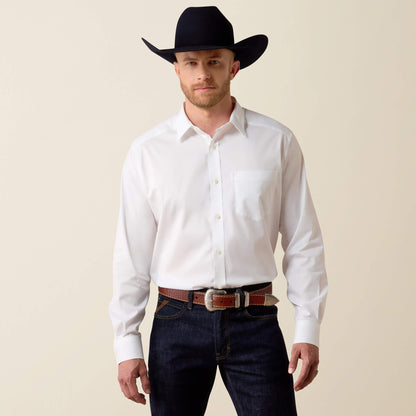 Ariat Men’s White Everything Classic Fit Ls Shirt 10072739