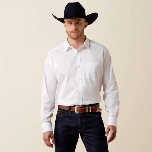 Ariat Men’s White Everything Classic Fit Ls Shirt 10072739