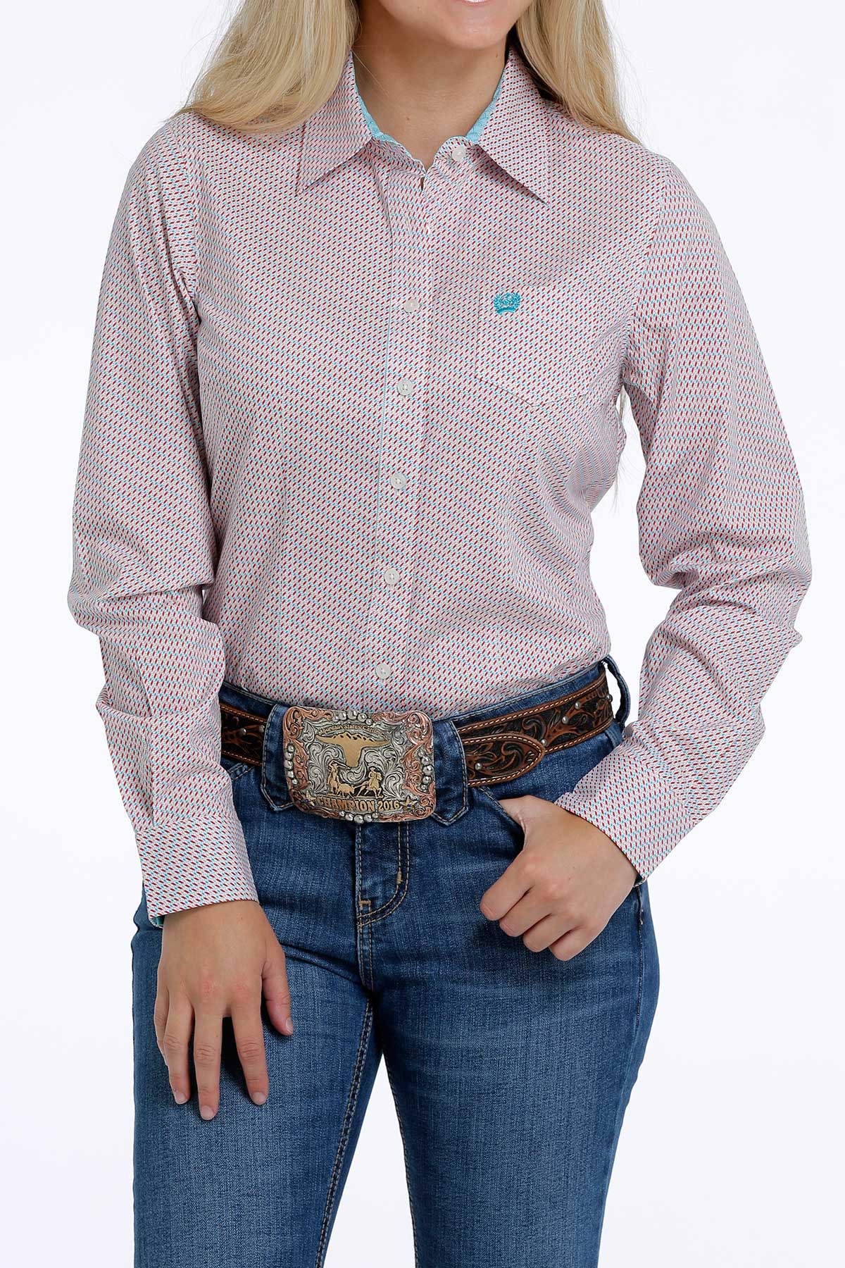 Cinch Women's Long Sleeve Button Down Western Shirt