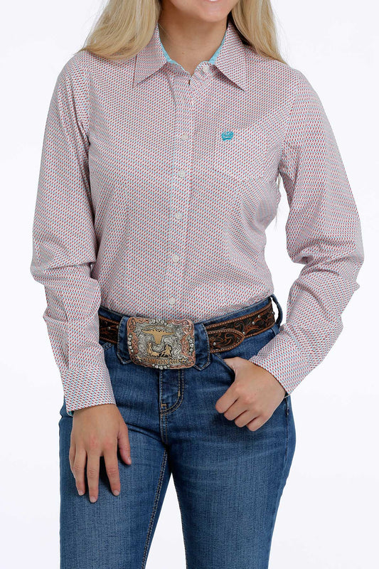Cinch Women's Long Sleeve Button Down Western Shirt