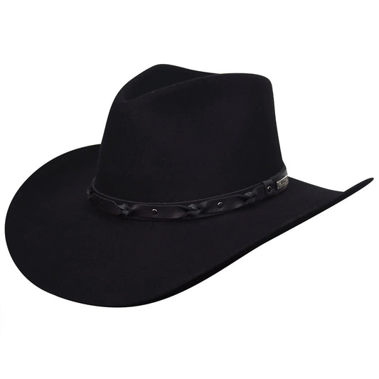 Bailey Men’s Navarro Black 2X Felt Hat WR0602H