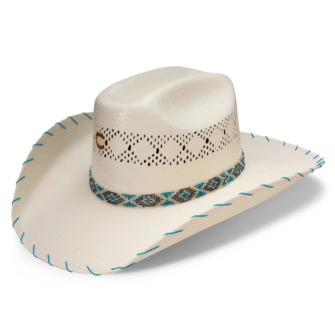 Charlie 1 Horse Girls Apache Jr. Straw Hat OS CSAPJR-304081AL