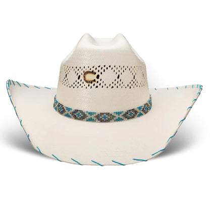 Charlie 1 Horse Girls Apache Jr. Straw Hat OS CSAPJR-304081AL
