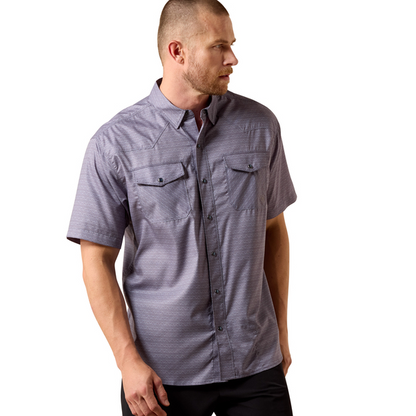 Ariat Men’s printed Venttek Dark Denim SS Shirt 10073423