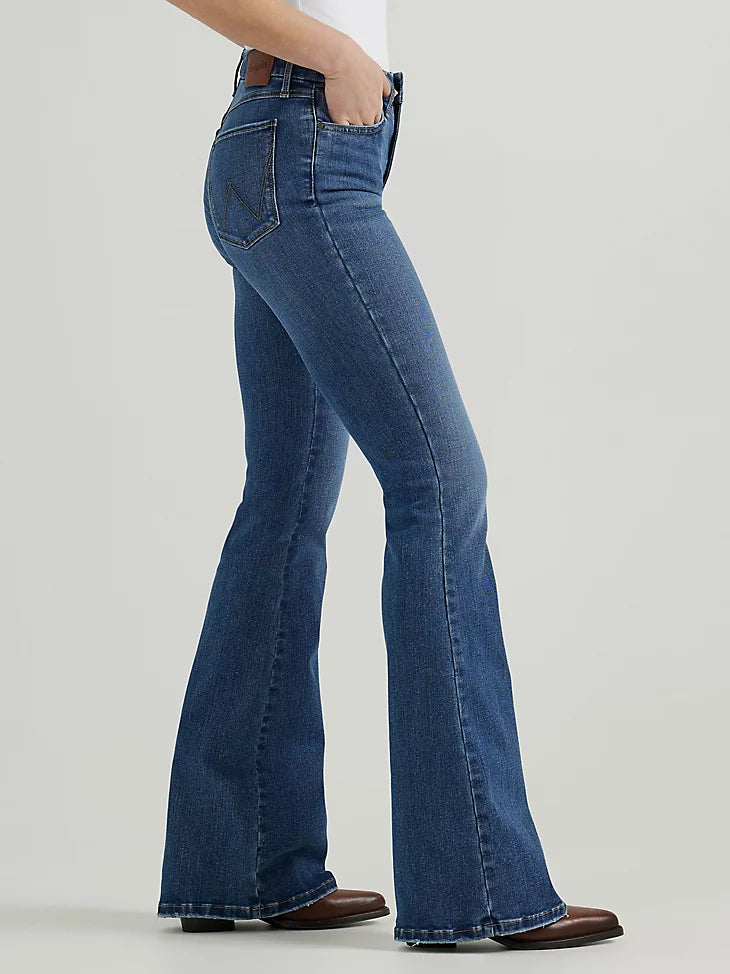 Wrangler Women’s Bespoke High Rise Flare Jean 112359281