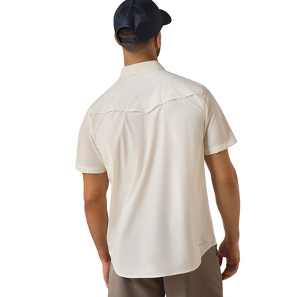 Ariat Men’s  Frontier tough Venttek White Shirt 10077057