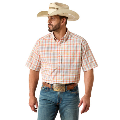 Ariat Men’s Pro Nico Classic White Plaid Shirt 10073562