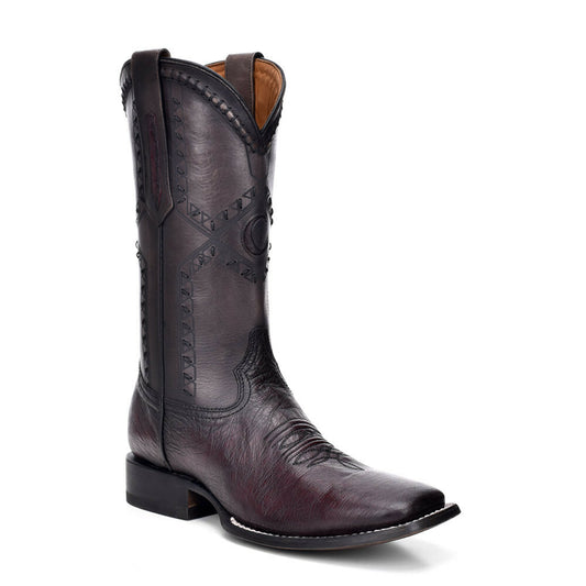 Rodeo Smooth Ostrich Cowboy Cuadra Boots