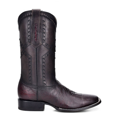 Rodeo Smooth Ostrich Cowboy Cuadra Boots