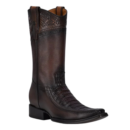 Cuadra Men’s Narrow Square Toe Boot Chocolate