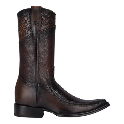 Cuadra Men’s Narrow Square Toe Boot Chocolate