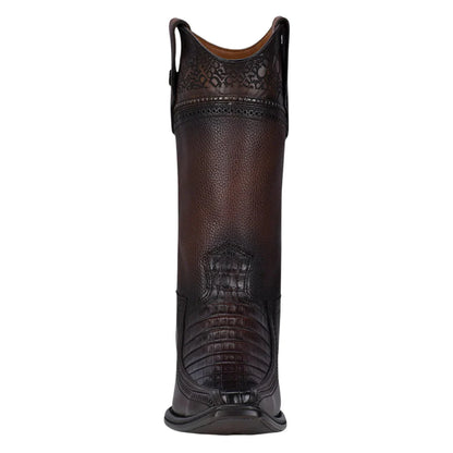 Cuadra Men’s Narrow Square Toe Boot Chocolate