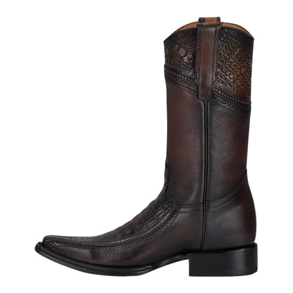 Cuadra Men’s Narrow Square Toe Boot Chocolate