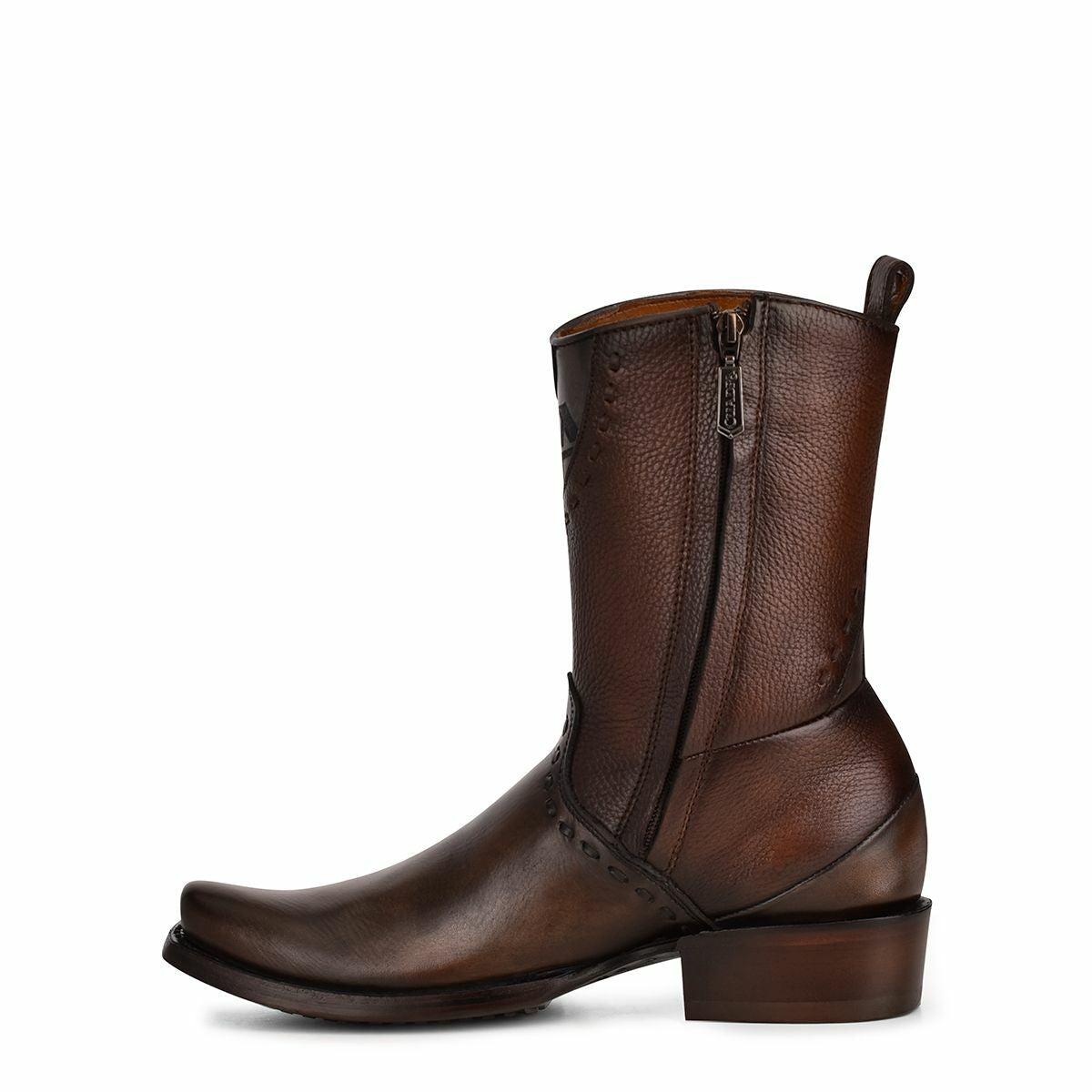 Bovine Leather Urban Stye Boots Inside Zipper Cuadra Boots