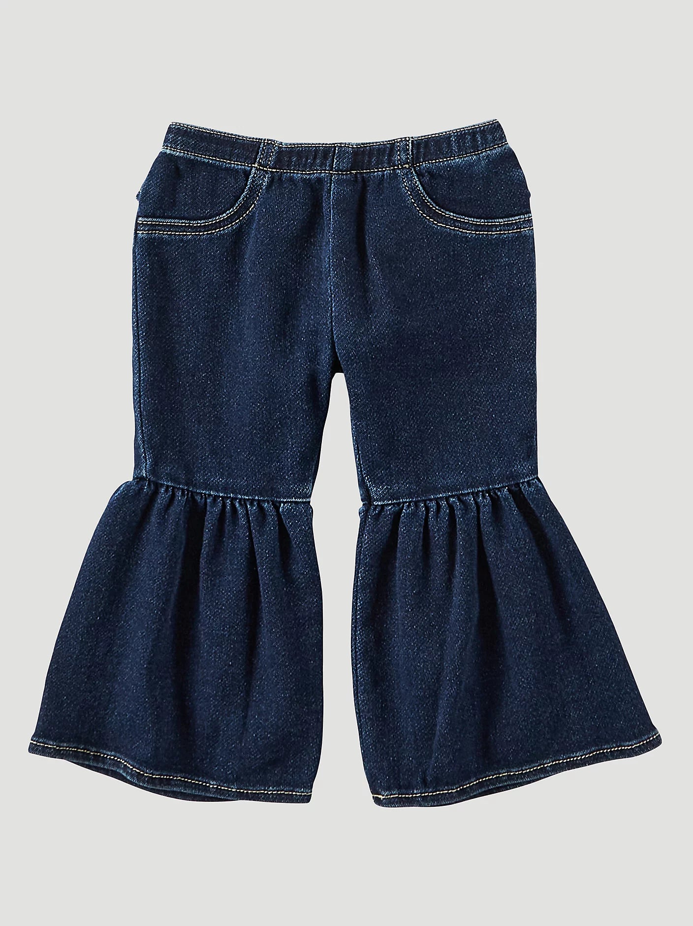 Wrangler little girls Ruffle Leg Flare Jean