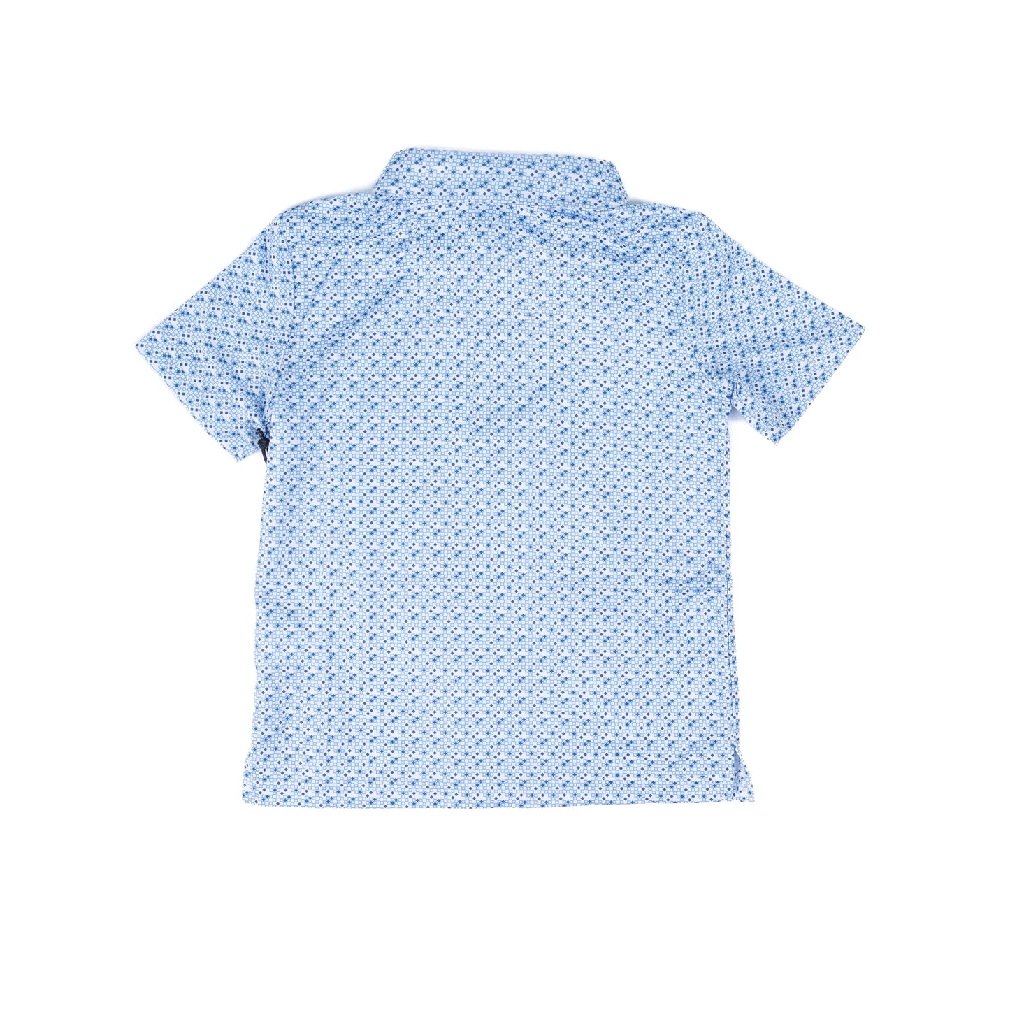 Rock&Roll Denim Youth Geo All Over Printed Polo BLUE  BB51T08333