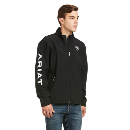 Ariat Mens New Team Black Softshell Jacket