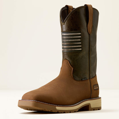 Ariat Men’s Activator Patriot Wide Square Toe Steel Toe Work Boot 10080468