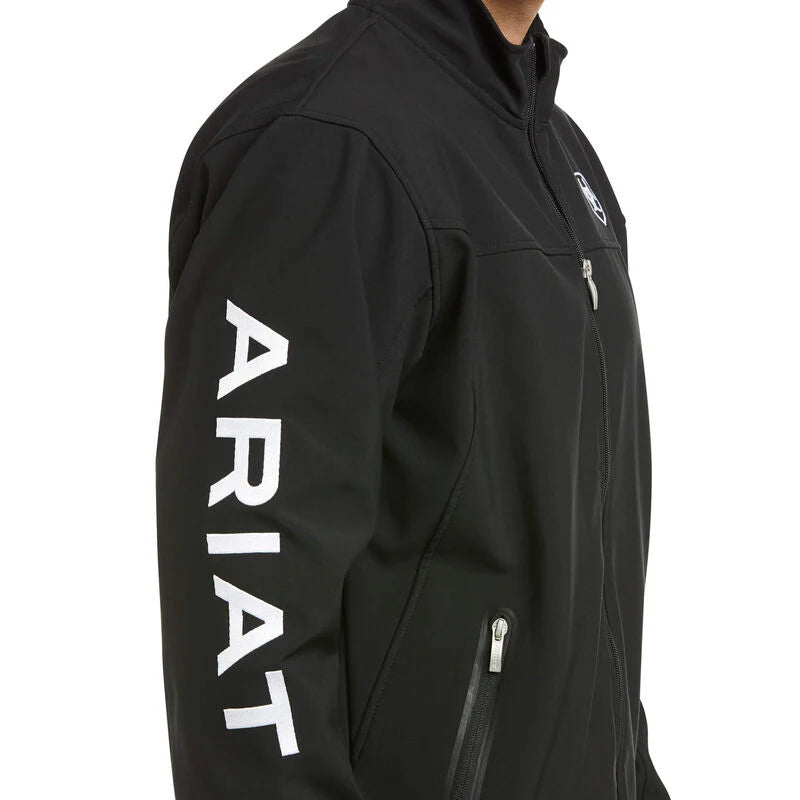 Ariat Mens New Team Black Softshell Jacket