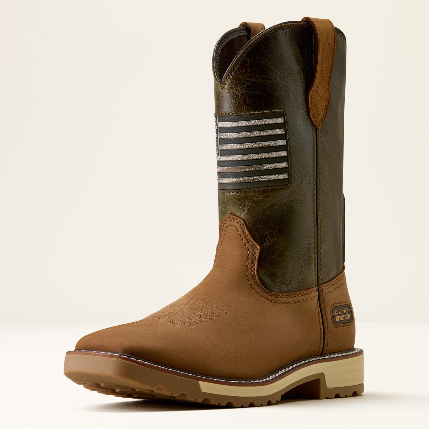 Ariat Men’s Activator Patriot Wide Square Toe Soft Toe Work Boot 10079675