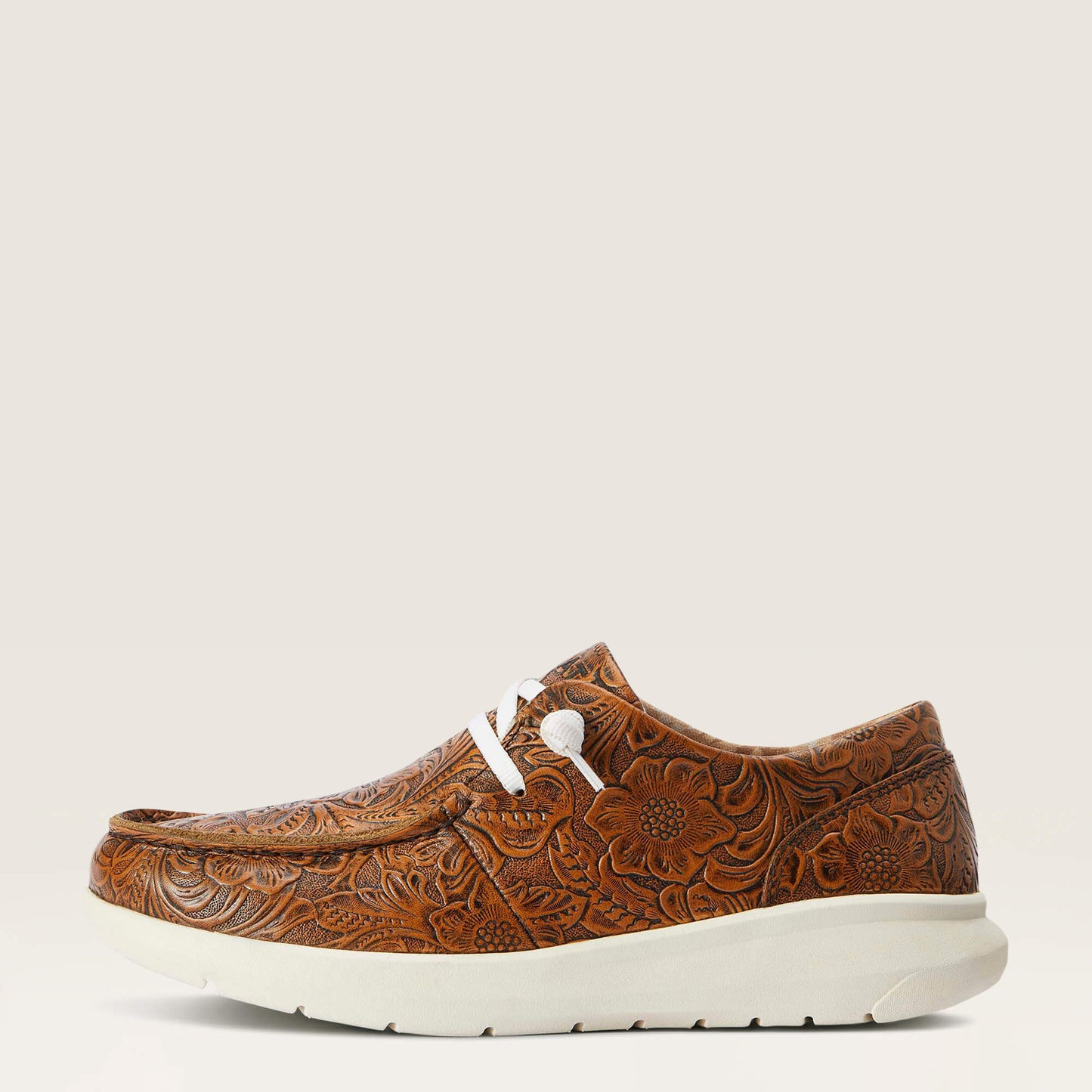 Ariat Women’s Hilo Brown Floral Emboss Shoes 10042508