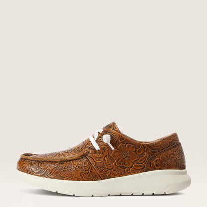 Ariat Women’s Hilo Brown Floral Emboss Shoes 10042508