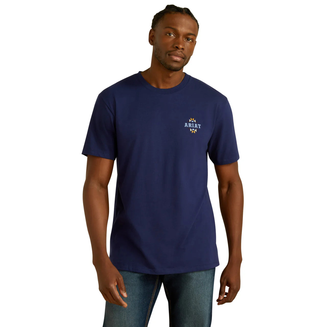 Ariat Men's Woven West SS T-Shirt