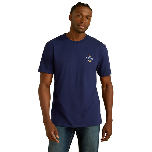 Ariat Men's Woven West SS T-Shirt