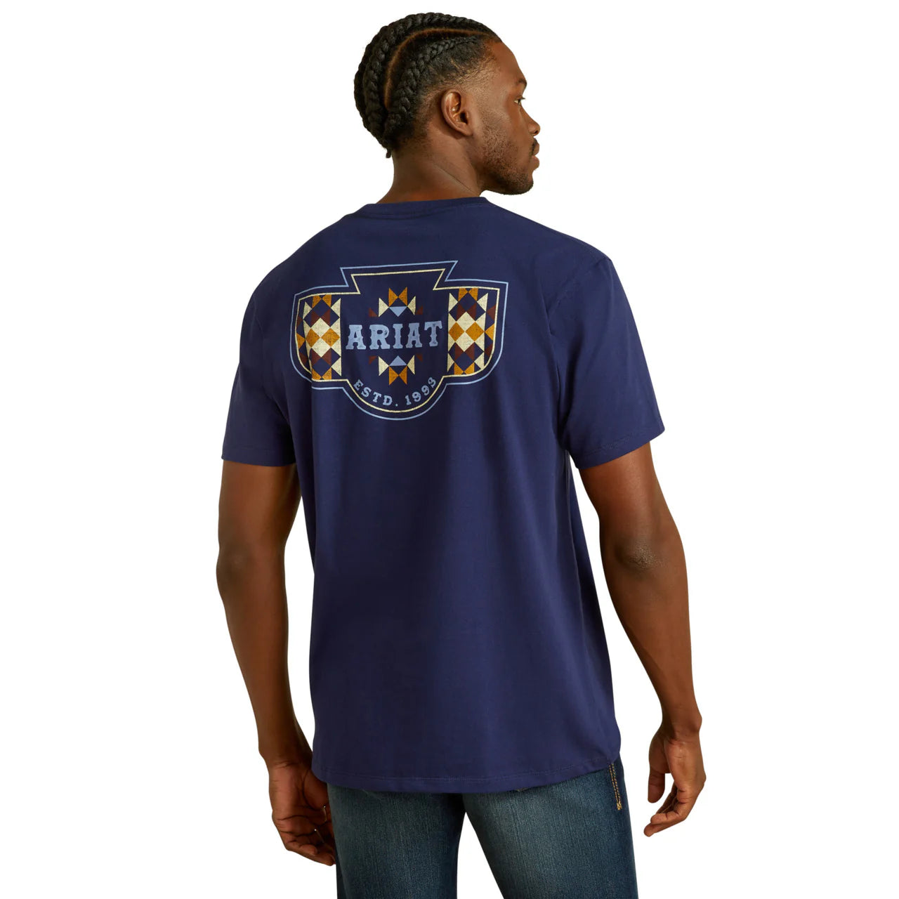 Ariat Men's Woven West SS T-Shirt