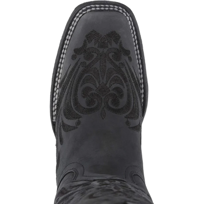 Circle G Women’s Embroidery Black Square Toe Cowboy Boot L5464