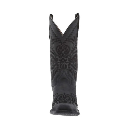 Circle G Women’s Embroidery Black Square Toe Cowboy Boot L5464