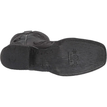 Circle G Women’s Embroidery Black Square Toe Cowboy Boot L5464