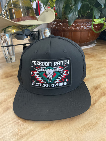 Freedom Ranch Men’s  Black Cap FR199
