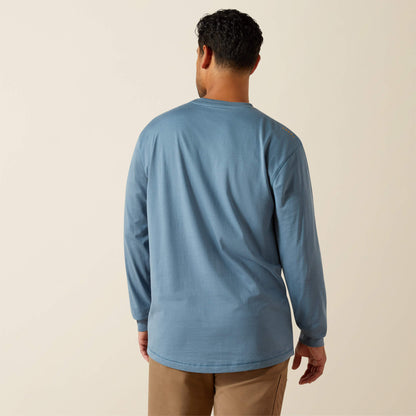 Ariat Men’s Rebar Workman Logo LS T-Shirt