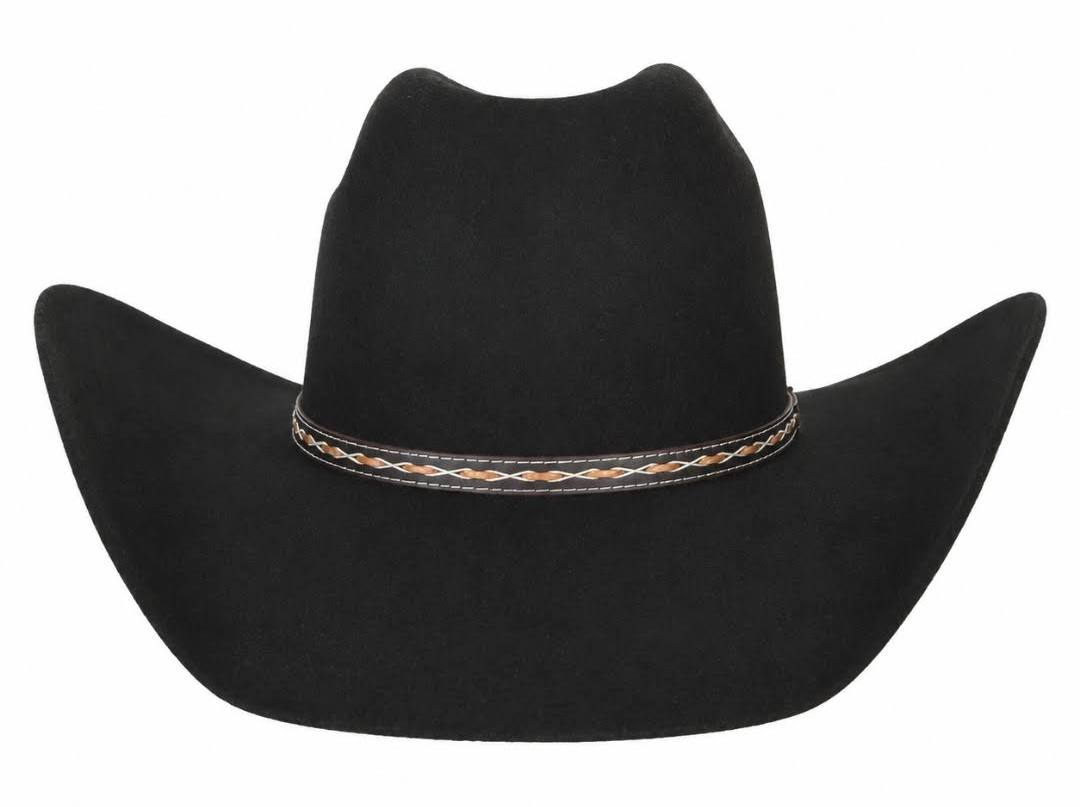 Stetson Stallion Square Cowboy Black Felt Hat SWSQRS-7942