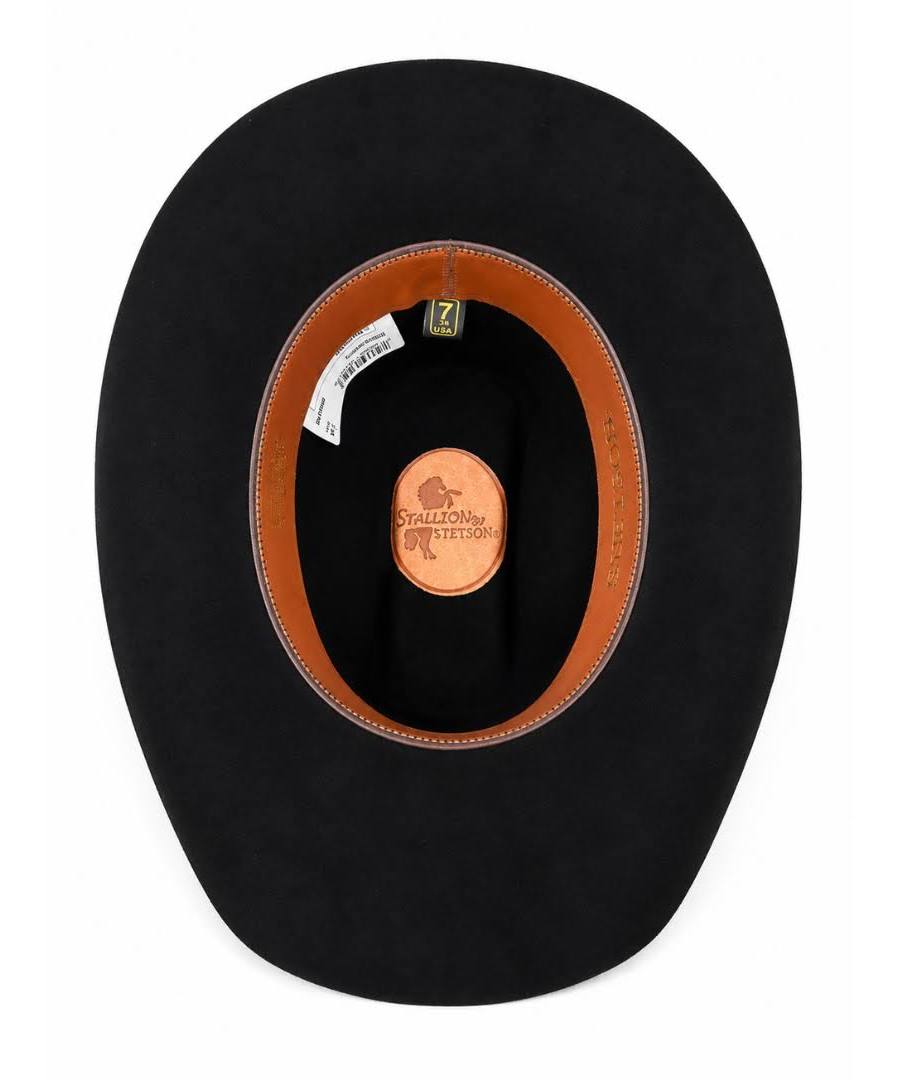 Stetson Stallion Square Cowboy Black Felt Hat SWSQRS-7942