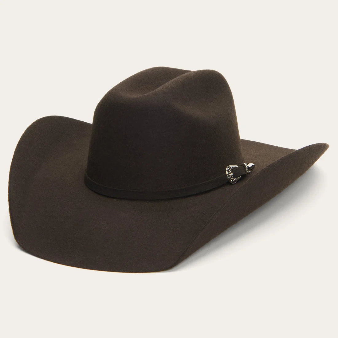 Stetson Giddy Up Youth Cowboy Brown Felt Hat O/S SWGIDY-234022AL