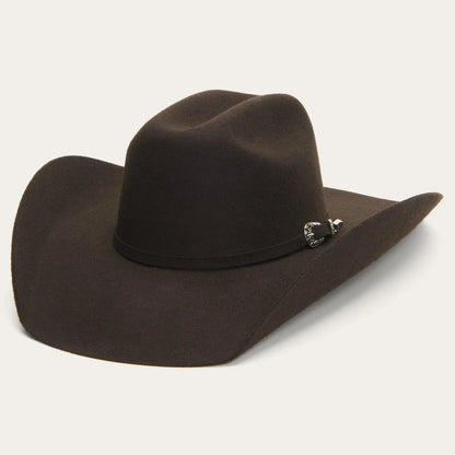Stetson Giddy Up Youth Cowboy Brown Felt Hat O/S SWGIDY-234022AL