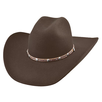 Justin Buster 2X Chocolate  Cowboy Felt Hat JF0230BUST-CHOC