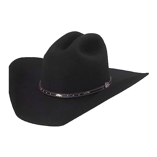 Justin Youth 2X Black Hills Wool Felt Western Hat OS JF0242BKJR40