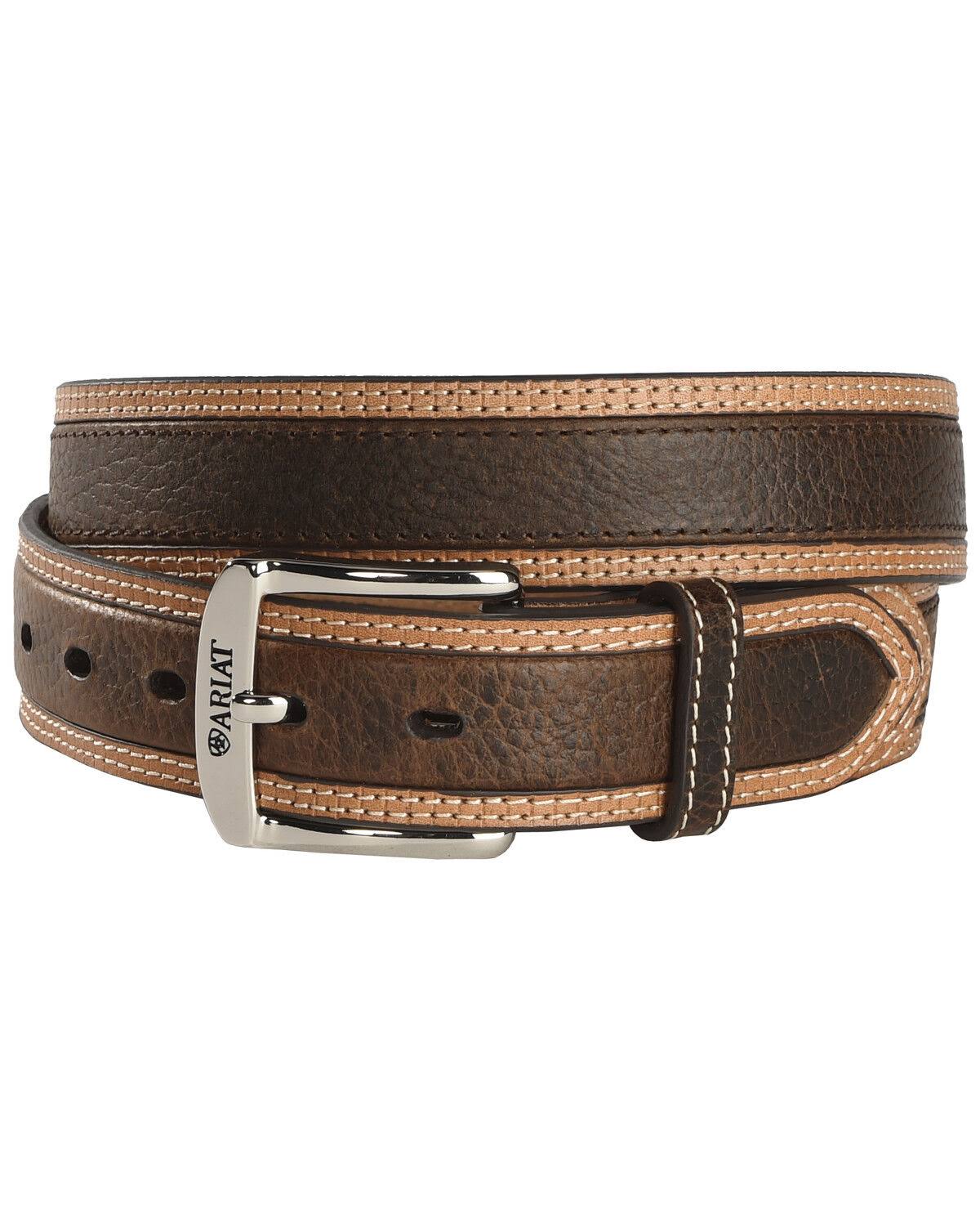 Ariat Men's Oiled Diesel Brown Belt