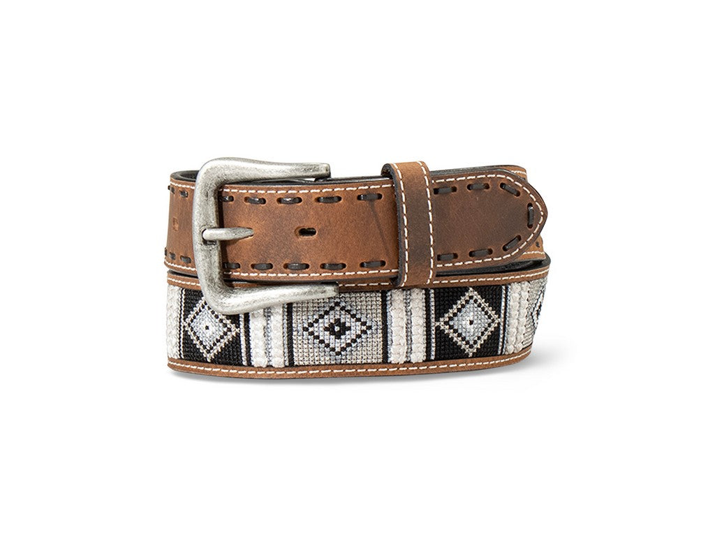 Ariat Western Belt Men Diamond Inlay  A1041502