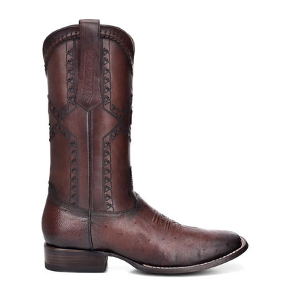 Cuadra Men Smooth Ostrich Boot CU426