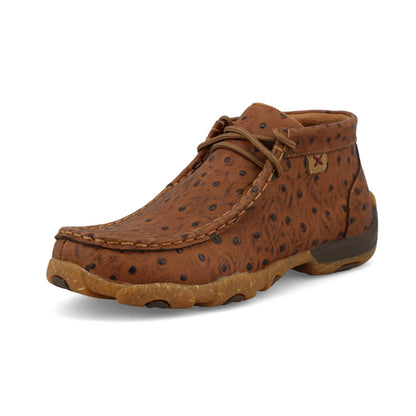 Twisted X Chukka Driving Moc Ostrich Shoes Kids YDM0052