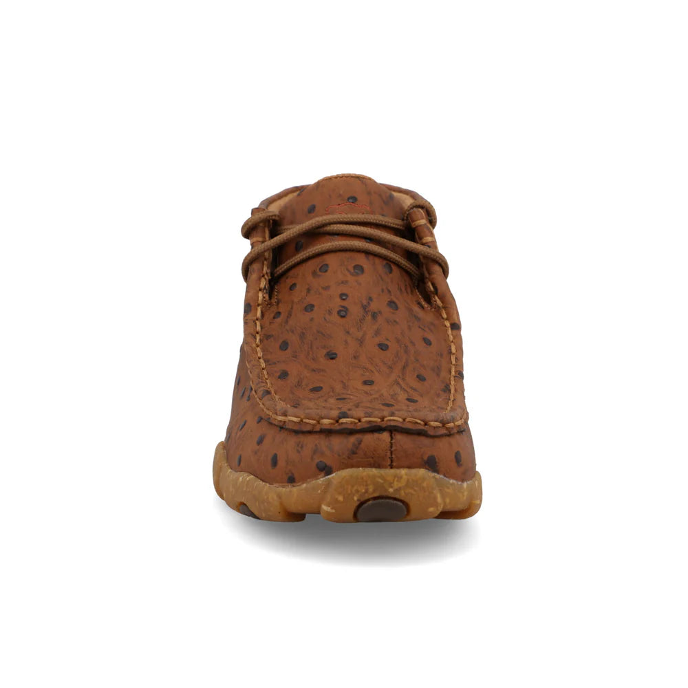 Twisted X Chukka Driving Moc Ostrich Shoes Kids YDM0052