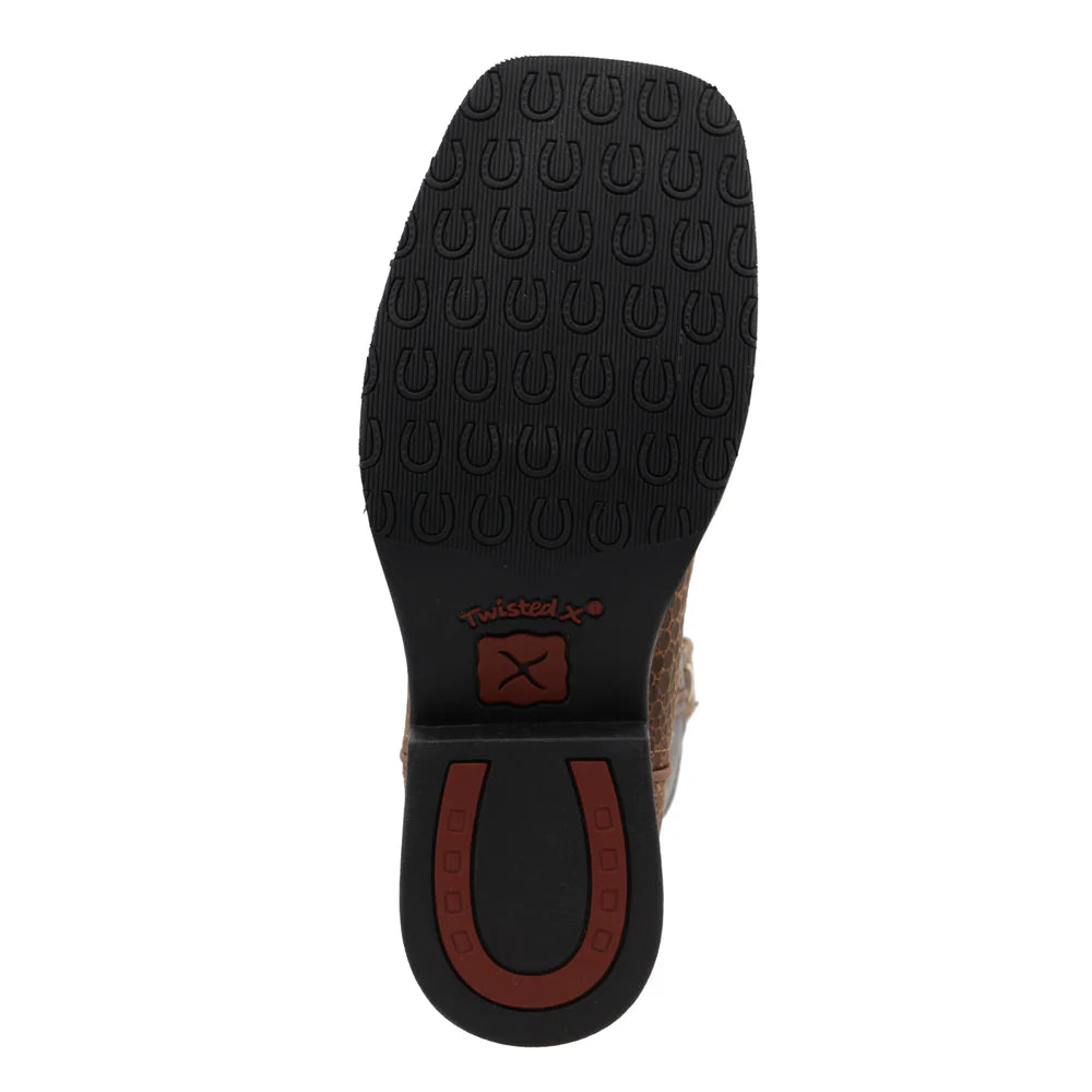 Twisted X Children's Top Hand Chocolate & Dusty Blue Boots YTH0017