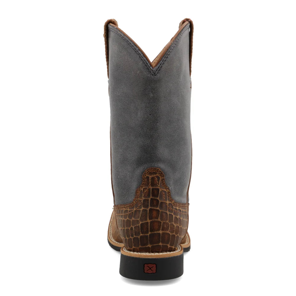 Twisted X Children's Top Hand Chocolate & Dusty Blue Boots YTH0017